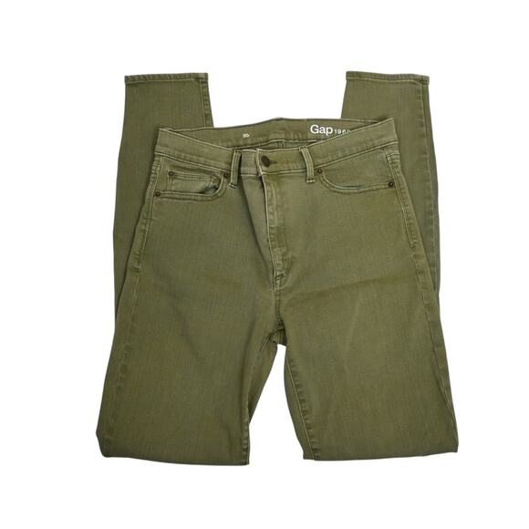 GAP 1969 Womens 30 Regular Green Skinny Jean - Picture 4 of 11